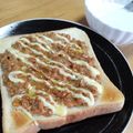 みなあゆママ's cooksnap of when they made うちの納豆チーズトースト.