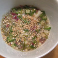 daikanon's cooksnap of when they made たたき長いもの梅かつお和え オクラだれ.