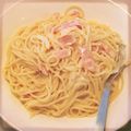 wanda0606's cooksnap of when they made ☆牛乳でカルボナーラ☆.