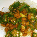 カイリンリンリン's cooksnap of when they made おくら納豆のごま和え.