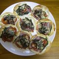 ピンキーカフェ's cooksnap of when they made 餃子の皮で☆塩こんぶピザ.