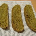 みるく茶's cooksnap of when they made ノンオイル☆大麦わかば☆ビスコッティ.