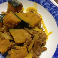 こうへい1206's cooksnap of when they made かぼちゃとひき肉の煮物.