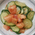 acchiあちこ's cooksnap of when they made トマトときゅうりのサラダ.