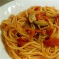 ゆーみっ's cooksnap of when they made 簡単★なすとツナのトマトパスタ.