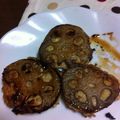 akkaiorrai's cooksnap of when they made ヘルシーでガッツリ！レンコンのはさみ焼き.