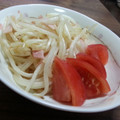 えりまる！'s cooksnap of when they made トマトともやしのさっぱりサラダ.