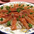 パンダ嫁's cooksnap of when they made サーモンのカルパッチョ.