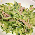 yopier's cooksnap of when they made ハムときゅうりの簡単サラダ♪.