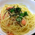 ひろゆき328's cooksnap of when they made 梅しそ冷製パスタ*:･*｡ ♡.