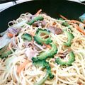 ふれんちぶるどっく's cooksnap of when they made 夏バテ対策！豚肉とゴーヤで塩焼きそば.