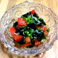 ＊＊naomi＊＊'s cooksnap of when they made わかめときゅうりの酢の物＆トマト♪.