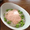 ユッチ♪'s cooksnap of when they made 枝豆と明太子マヨそうめん.