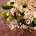 tomokichi0907's cooksnap of when they made アスパラとクレイジ－炒め*パン粉かけ.