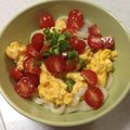 里乃矢's cooksnap of when they made 簡単！夏バテ防止！トマトのゴマだれうどん.