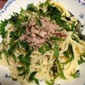 えみたんばあば's cooksnap of when they made 簡単まな板要らず！大葉とツナの冷製パスタ.