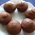 caramel-cookie's cooksnap of when they made ノンオイル・卵なし☆バナナココアマフィン.
