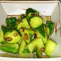 ab4's cooksnap of when they made 5分で一品★きゅうりのニンニク炒め.