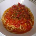 ツルみ's cooksnap of when they made フレッシュトマトで♪ペンネ・アラビアータ.