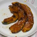 fucco_'s cooksnap of when they made 【簡単おかず】焼きかぼちゃ♪お弁当にも！.