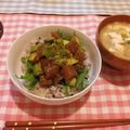 えりき's cooksnap of when they made まぐろ・アボカドの漬け丼/わさび醤油タレ.