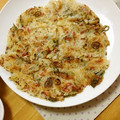komutatata's cooksnap of when they made 簡単☆残った素麺☆翌日はネギお好み焼き？.