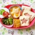 ぱど☆ちょ's cooksnap of when they made 簡単☆カワイイ型抜きサンドイッチ♪.