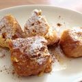 ngako's cooksnap of when they made フランスパンでしっとりフレンチトースト.