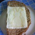 ブランディ's cooksnap of when they made クッキー型で【可愛い】チーズトースト.