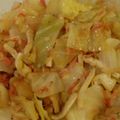 ｴﾐｴﾙ☆'s cooksnap of when they made 春キャベツとおあげの桜おひたし.
