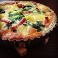 akkiiiiie's cooksnap of when they made 冷凍パイで絶品！キッシュ(*ﾟ▽ﾟ).