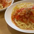 dainozi's cooksnap of when they made ＊冷製トマトスープパスタ＊.
