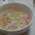 ricomimi's cooksnap of when they made カニカマdeあんかけチャーハン☆.