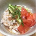 りぉnnk's cooksnap of when they made 梅でさっぱり••✼冷しゃぶのせ素麺✼••.