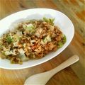 すずめ子's cooksnap of when they made レタスとカニカマのチャーハン.
