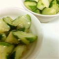 チビ夫婦のチビ妻's cooksnap of when they made キュウリの塩麹浅漬け.