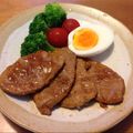 ペーパー谷's cooksnap of when they made 豚ヒレ肉の生姜焼き☆にんにくバター味♫コク旨☆.
