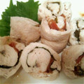 だるひ's cooksnap of when they made と～ほくからの、くるくるささみ梅しそ巻き.