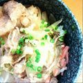 しゅうめいママ's cooksnap of when they made 吉野家とすき家の間くらい牛丼.