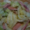 レオン犬's cooksnap of when they made 超簡単♪キャベツとお魚ソーセージ.