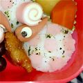 なひゆ's cooksnap of when they made なんちゃって和菓子～アジサイおにぎり～.