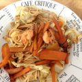 regulusYM's cooksnap of when they made 残り野菜で焼きソーメン.
