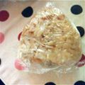 とらさんまま♡'s cooksnap of when they made ✿しらすおかかゴマオニギリ✿.