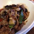 ナミィ73's cooksnap of when they made 牛肉と茄子とオクラの炒め物.