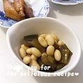 プンプン庵's cooksnap of when they made 茎わかめと大豆の煮物.