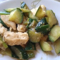 tomoka0314's cooksnap of when they made ★★鶏肉ときゅうりのゴマゴマ炒め〜★★.