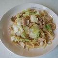 ちぃちゃん。。。's cooksnap of when they made ツナとキャベツの和風パスタ.