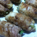 鳥骨鶏's cooksnap of when they made 豚肉エノキ巻き.