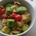 ｴﾑ子's cooksnap of when they made キノコ香る★アボカドとトマトの卵丼.