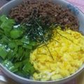 ♡てらまゆ♡'s cooksnap of when they made 三食そぼろ飯.